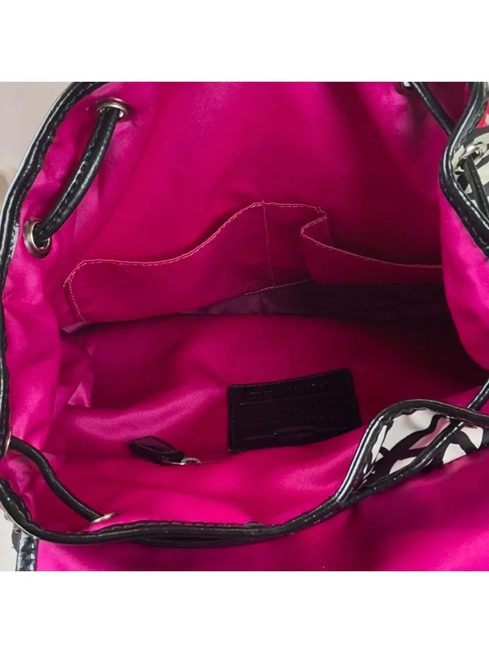 Coach Poppy Y2K Daisy Floral Graffiti Nylon‎ Backpack Bag